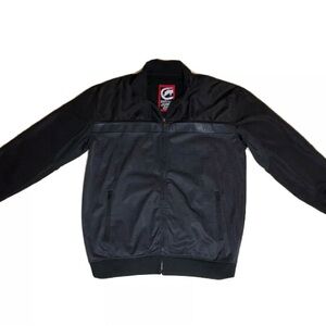 Ecko Unltd Black Track Jacket Size XL Vintage